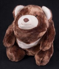 Gund SNUFFLES Bear Chocolate Brown Plush Lovey Vtg